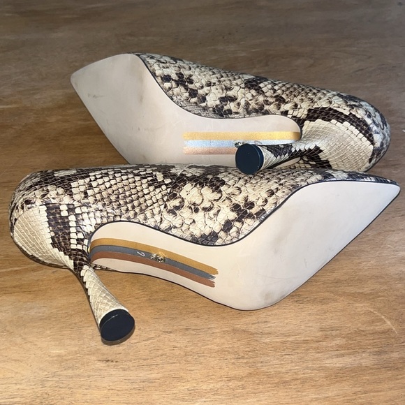 Sam Edelman Hilton Python Embossed Pumps Size 7 - Picture 6 of 7